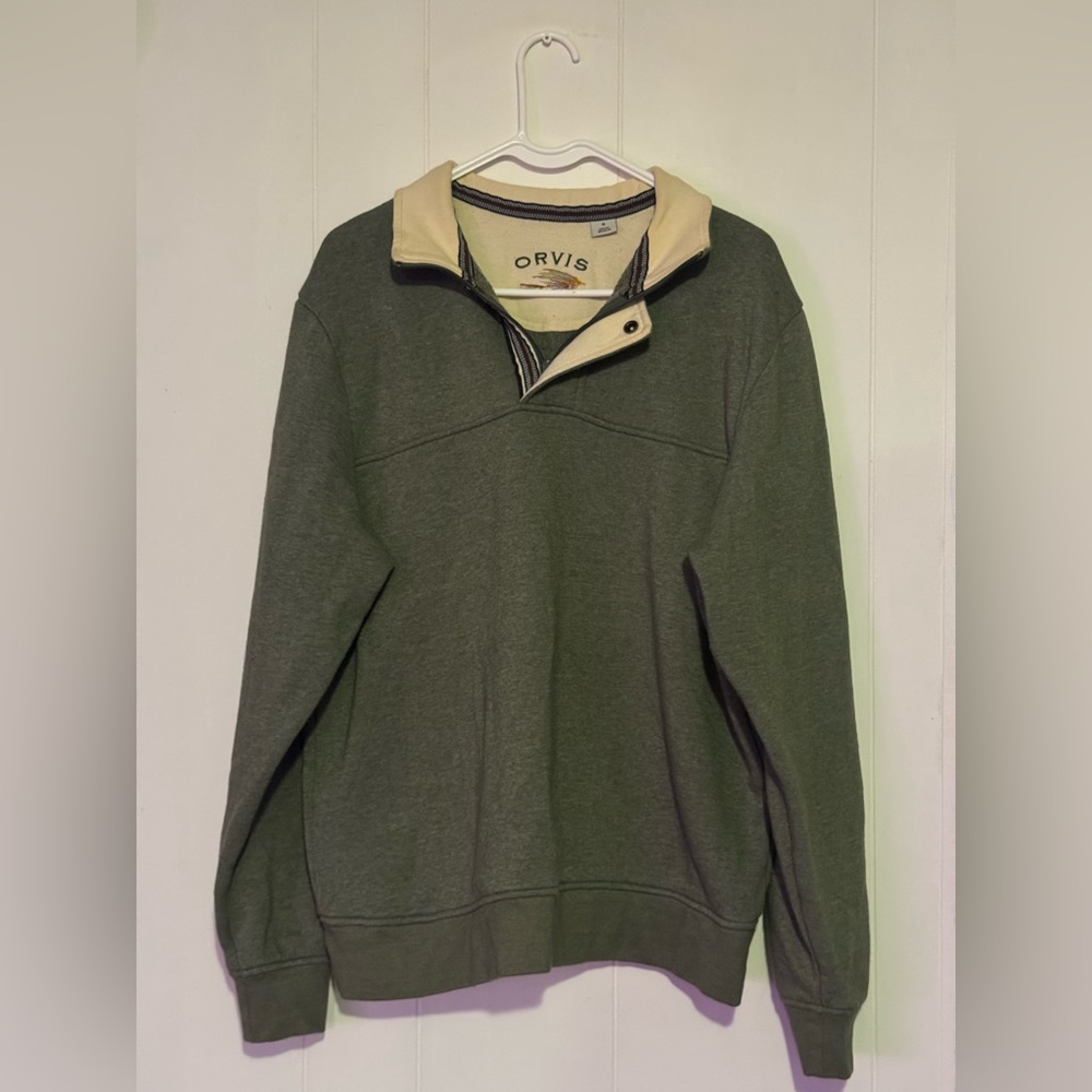 Orvis Ivory and Olive Jacket